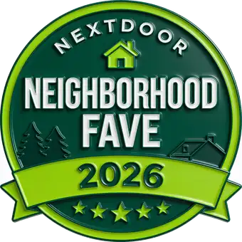 Nextdoor Neighborhood Fave 2026 award emblem